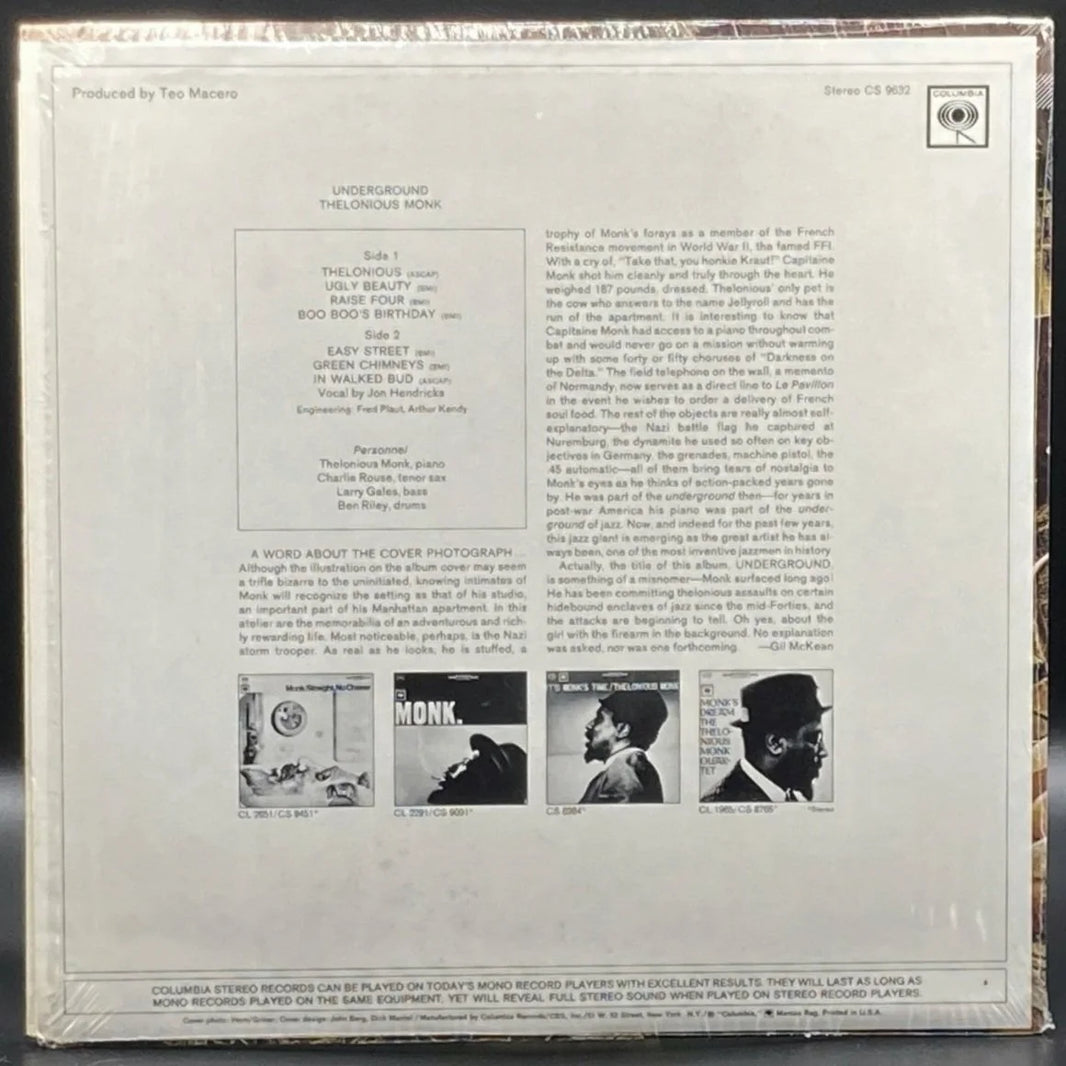 Thelonious Monk - Underground