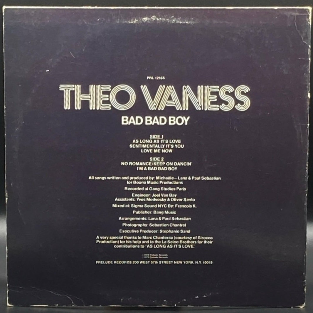 Theo Vaness - Bad Bad Boy