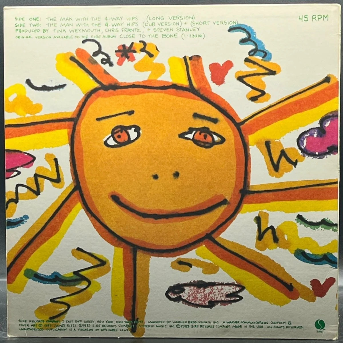 Tom Tom Club - The Man With The 4-Way Hips (Single)