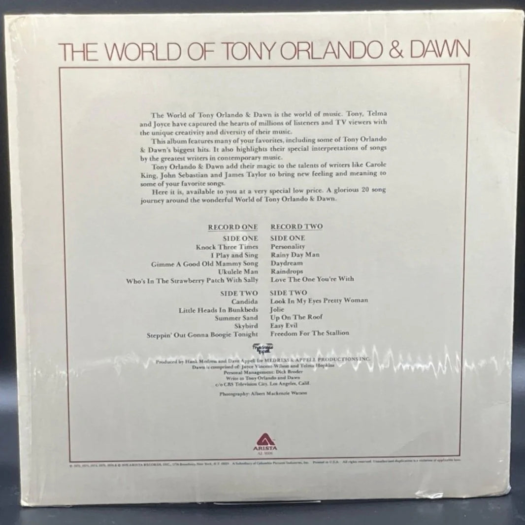 Tony Orlando & Dawn - The World of Tony Orlando & Dawn