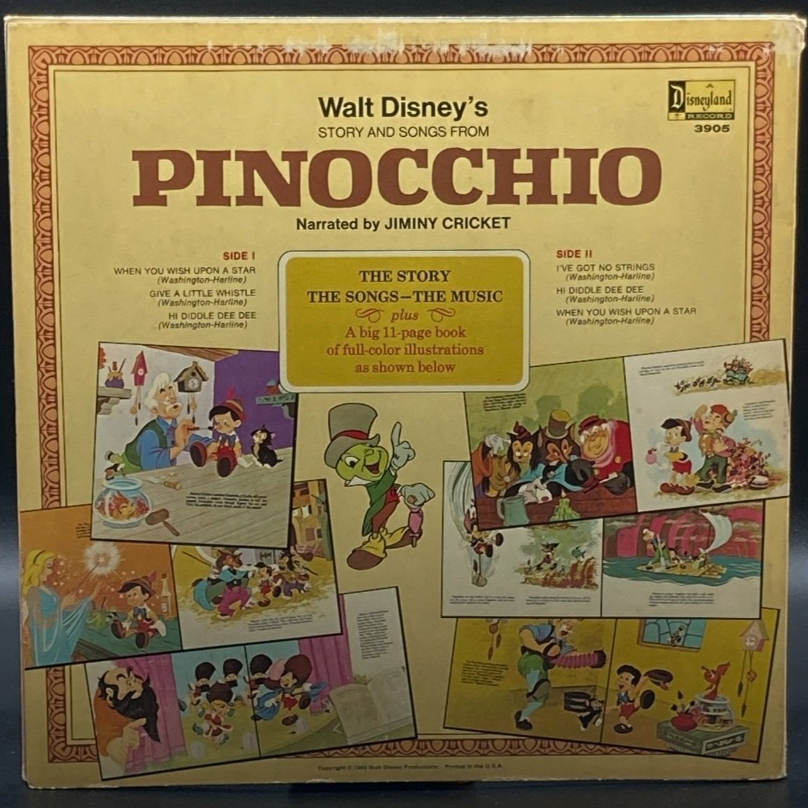 Walt Disney's Story And Songs From Pinocchio (Audiobook)