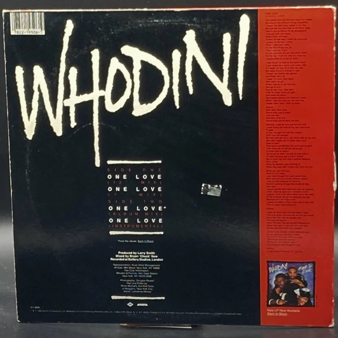Whodini - One Love (Single)
