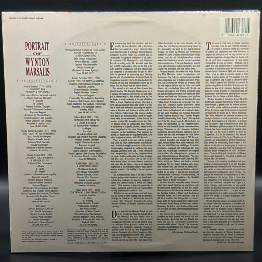 Wynton Marsalis - Portrait of Wynton Marsalis