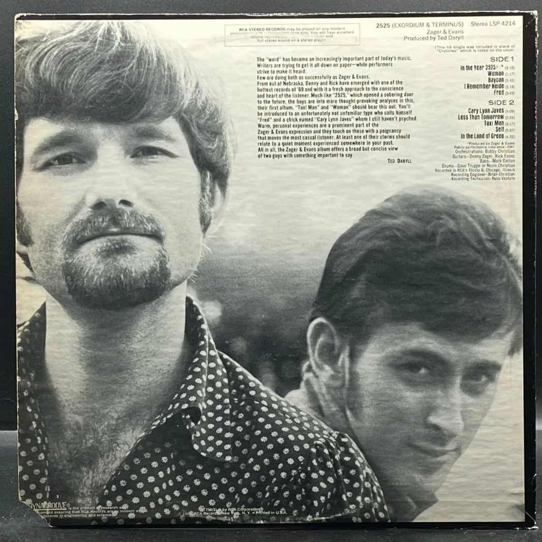 Zager & Evans - 2525 (Exordium & Terminus)